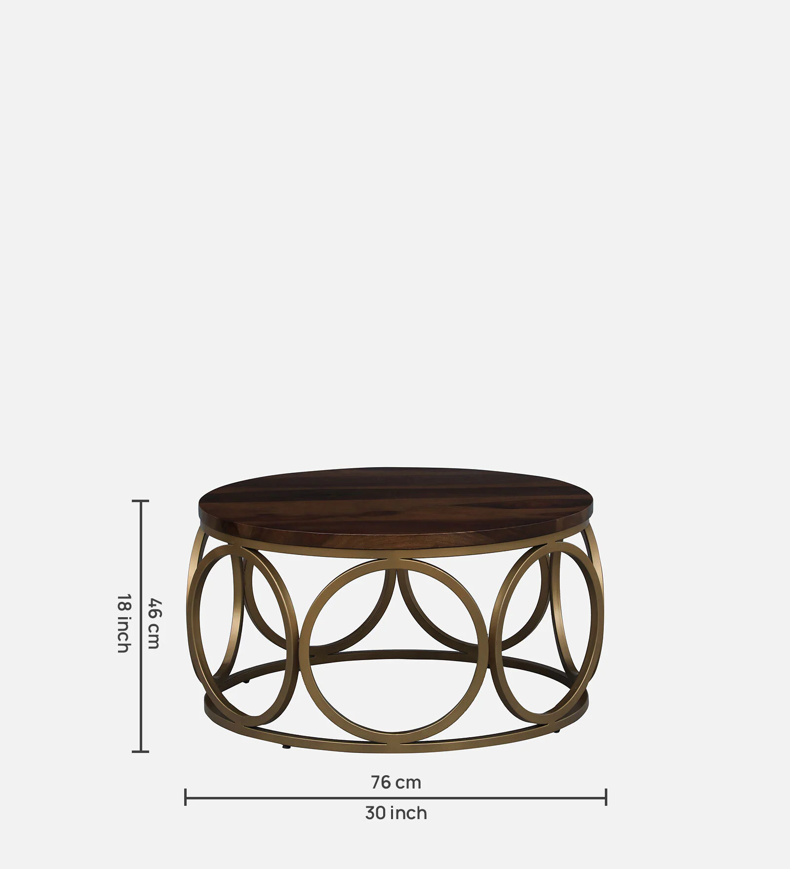 Aurvelo Round Coffee Table - Image 4