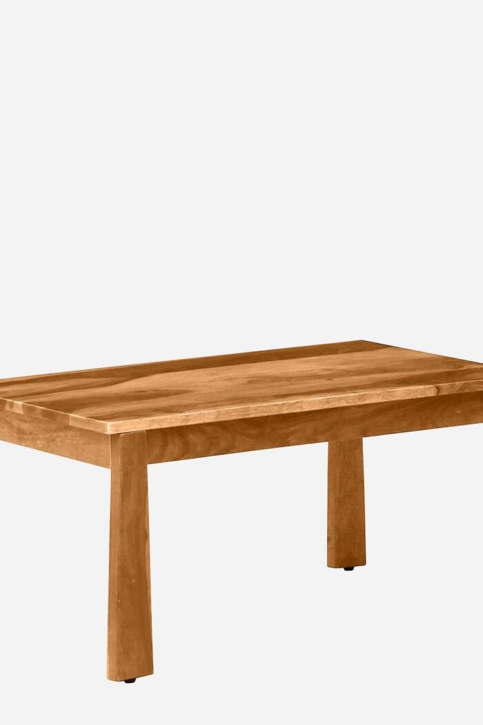 Orvane Solid Wood Coffee Table with Rustic Teak Finish