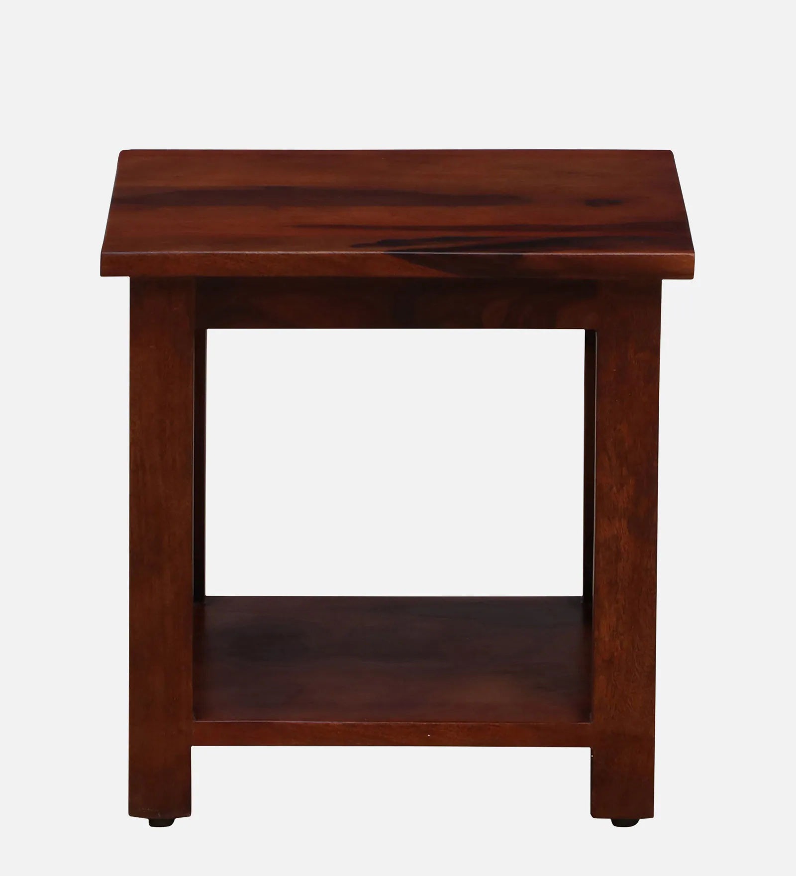 Ravon Slatted Side Table in Honey Oak Finish - Image 2