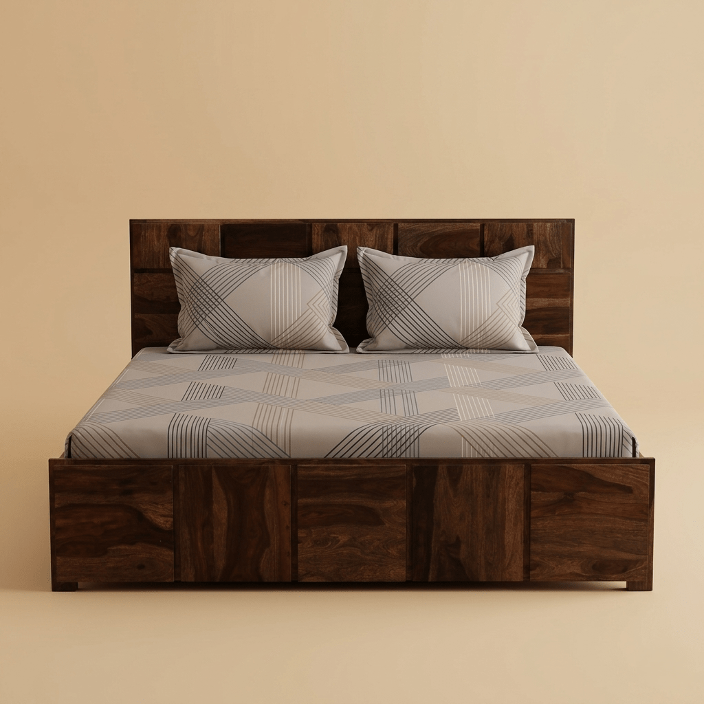 Zorvyn Sheesham Bed