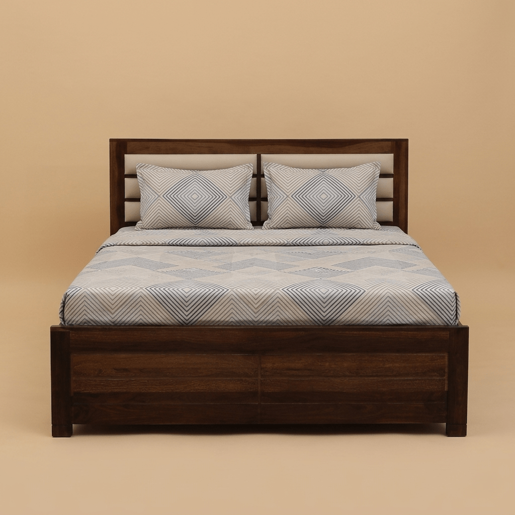 Veltrix Upholstered Hydraulic Storage Bed