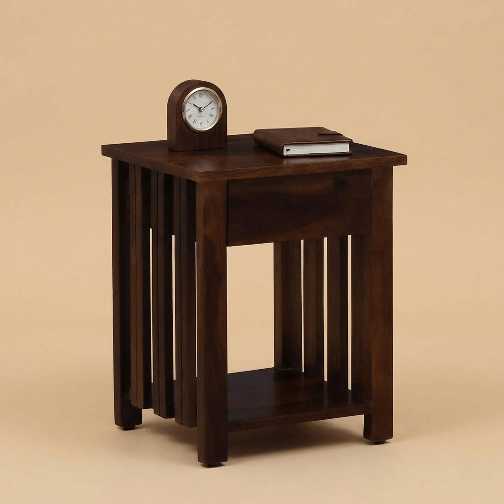 Veltrix Sheesham Side Table