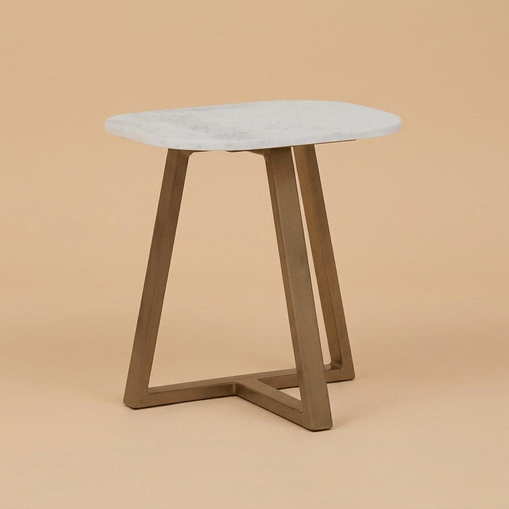 Calviro Marble Side Table