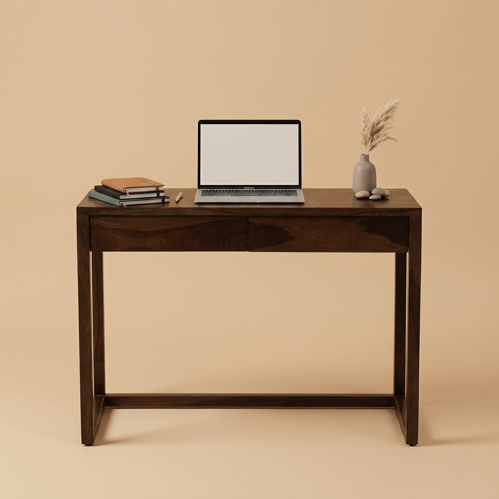 NoirEdge Minimal Writing Desk