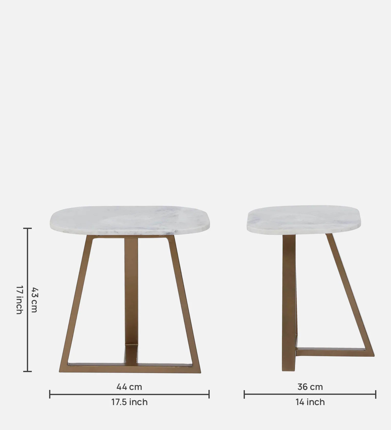 Calviro Marble Side Table - Image 7