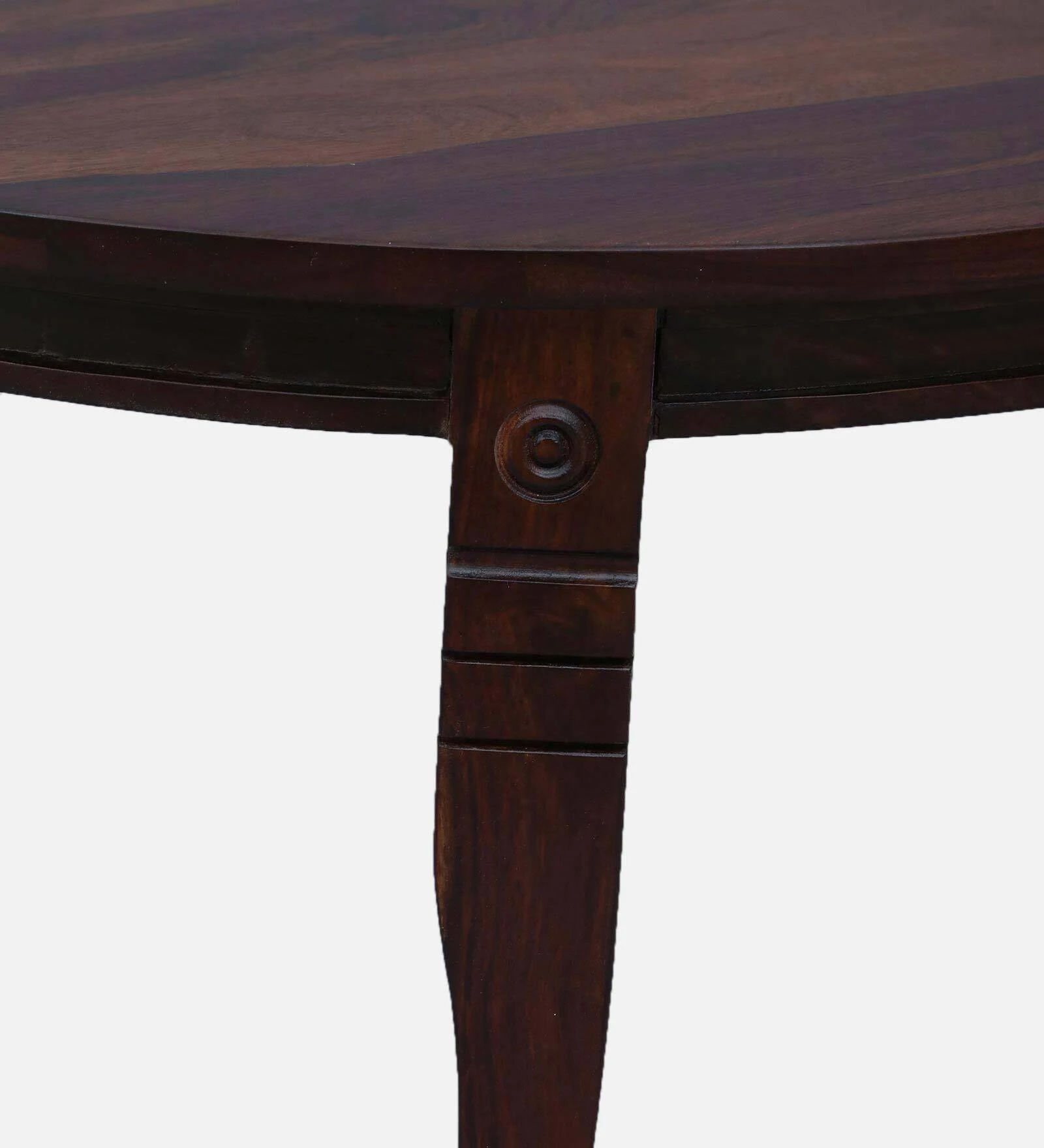 Elvara Oval Coffee Table in Provincial Teak Finish - Image 4