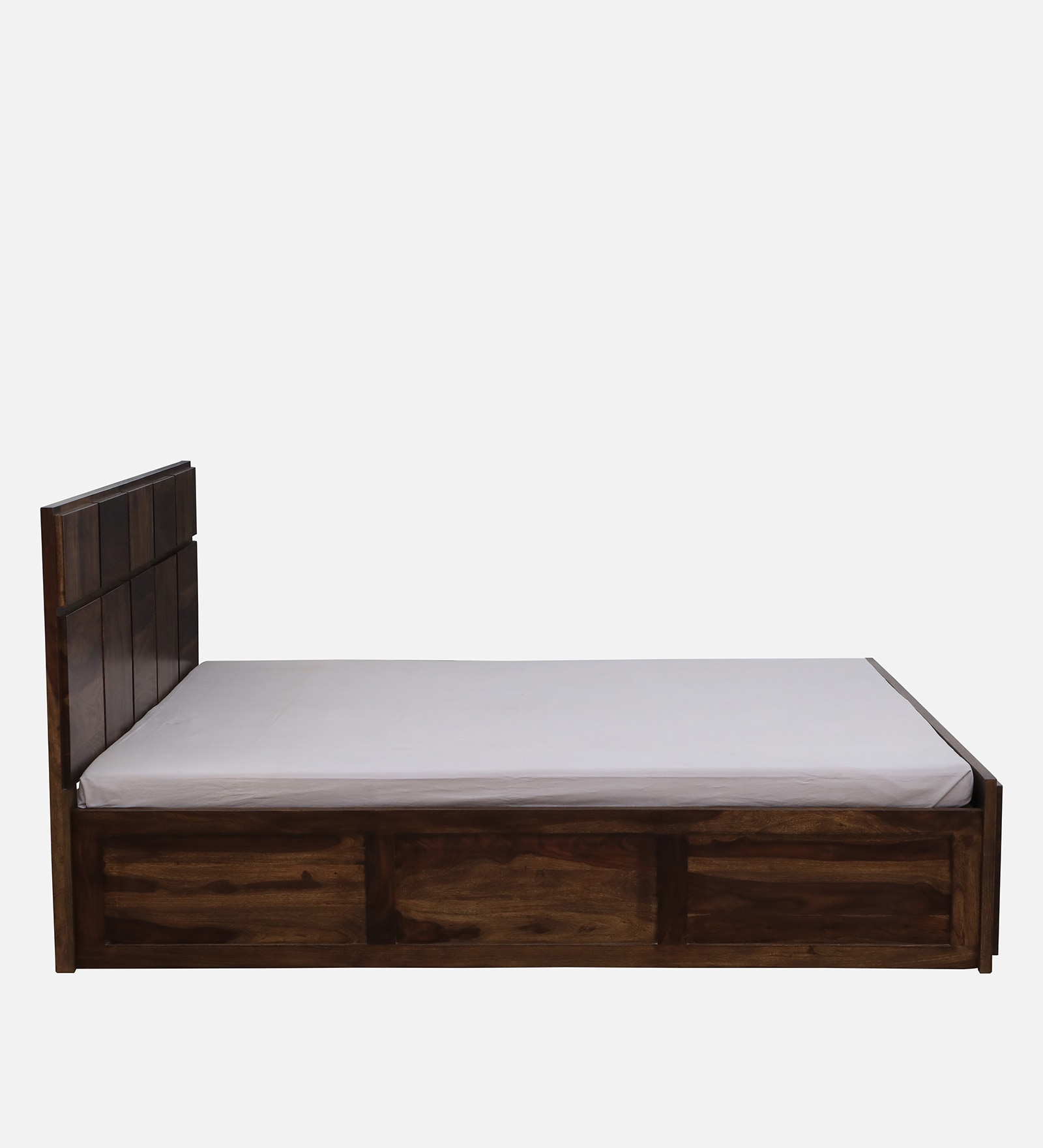 Zorvyn Sheesham Box Storage Bed in Provincial Teak Finish - Image 4