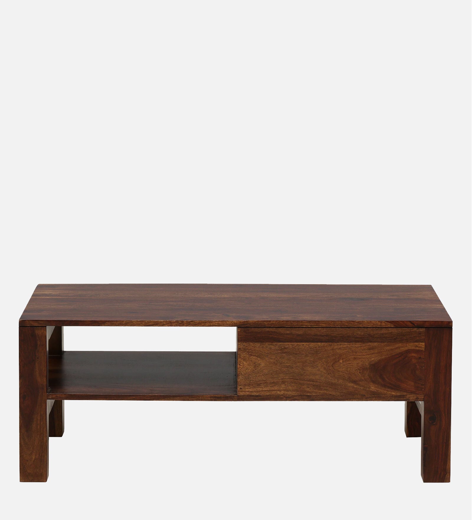 Orvyn Sheesham Coffee Table in Provincial Teak Finish - Image 4